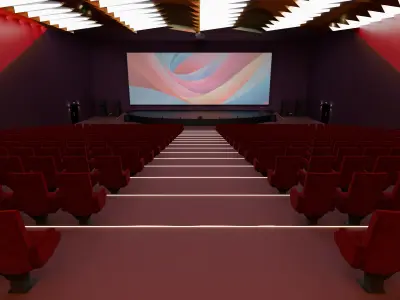 Conference Hall 3D model