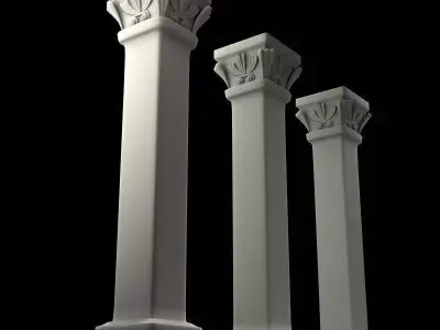 Decorative Column 3D model