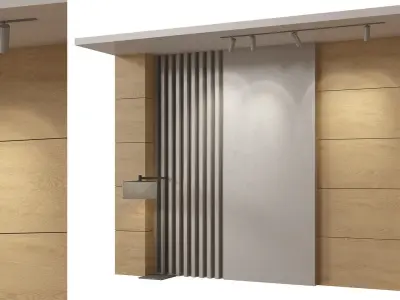 Decorative Wall Panel 02 3D model