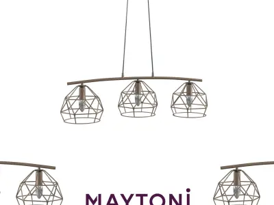 Pendant Soprano T432-PL-03-G Maytoni Loft Free 3D model