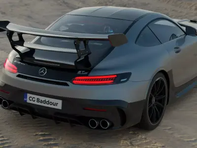 Mercedes AMG GT Black Series 3D model