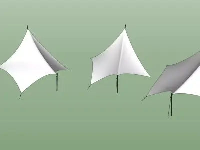 fiber tensile sketchup model 3D model