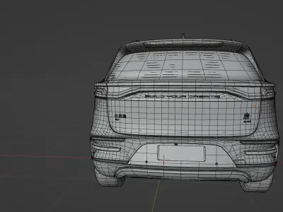 BYD Tang EV 2022 low poly  3D model