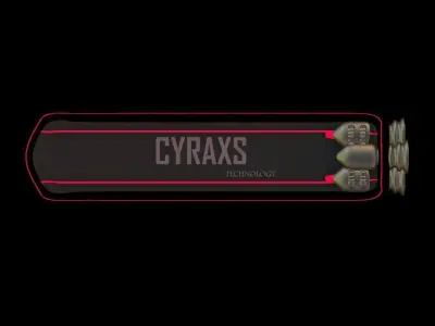 Cyraxs Skate Tech Rocketo 01 Free 3D model