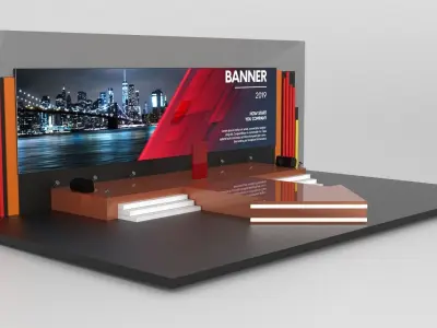 Stage 3D model buy