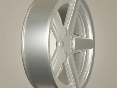 AC Schnitzer Type 1 Style Wheel Low-poly 3D model
