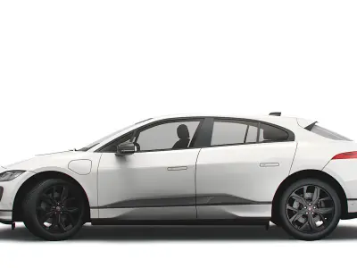 Jaguar I-Pace Black 2021 3D model