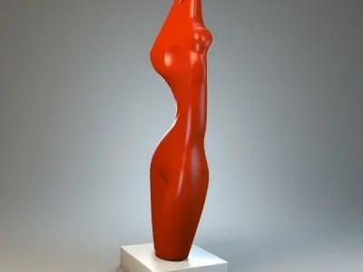 Sculpture Amazon 3D model