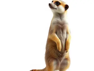 Stylish Meerkat model pack Low-poly 3D model