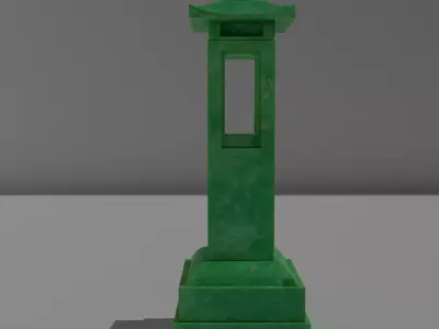 Japanese Decoration Free low-poly 3D model