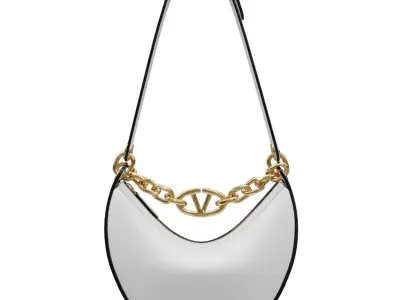 Valentino Garavani Small Vlogo Moon Hobo Bag Low-poly 3D model