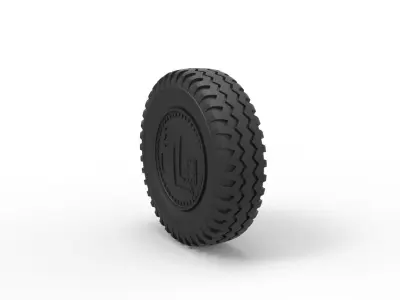Offroad wheel 31 3D print model