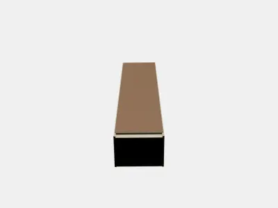 PAX Wardrobe frame 22 Low-poly 3D model