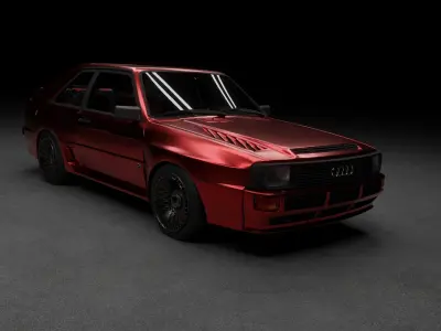 Audi Quattro S2 3D model