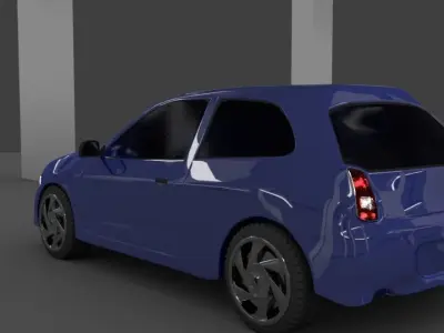 Mitsubishi colt 5 3D model
