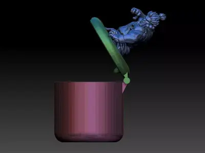 car ashtray for tobacco 3D print model