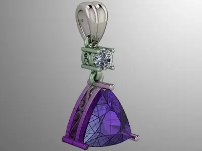 Pendant 55 3D print model