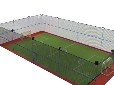 SOCCER FIELD 3D model