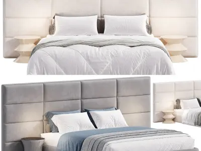 Bourbon bed by Ana Roque 3D model