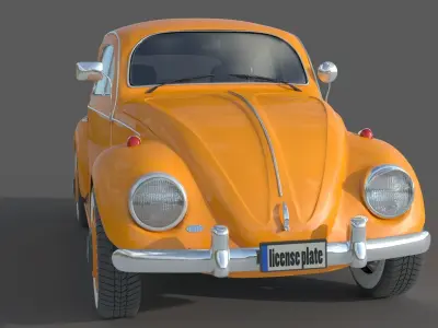 Volkswagen Beetle 1974 3D model