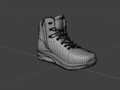 NORTIV 8 Boots Low-poly 3D model
