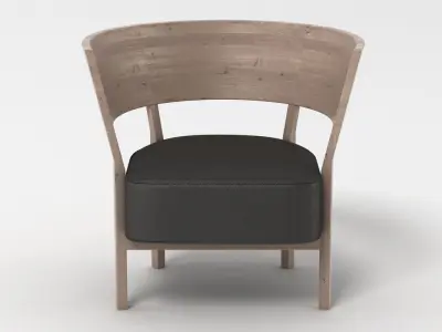 Tosai Lounge Chair 002 3D model