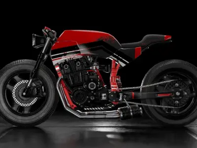 Racing Bike 3D model