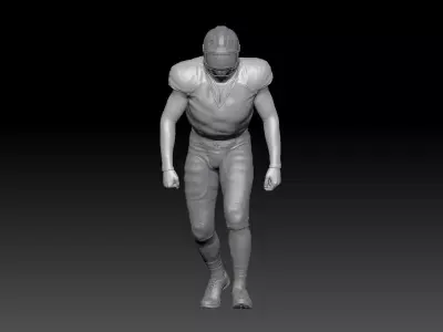 NFL PLAYER WIDE RECEIVER 3D print model