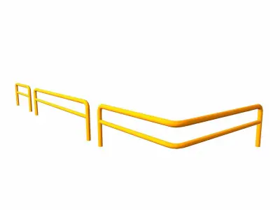 Railings Low-poly 3D model