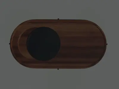 Delicate art of coffee tables Free low-poly 3D model