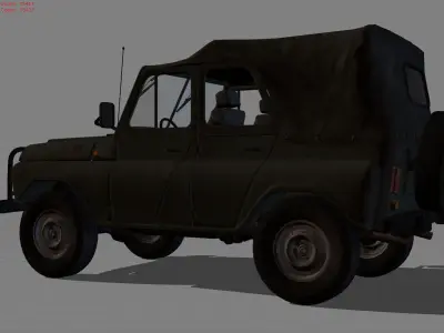 Uaz Car 3D model