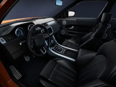 Realistic Car HD 01 Low-poly 3D model