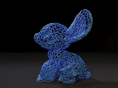 Stitch voronoi 3D print model
