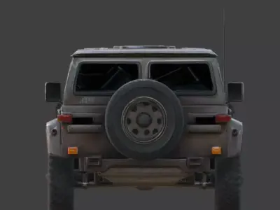 Wasteland Vehicle Collection 3D Model Low-poly 3D model