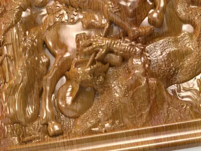 George the Victorious 3d painting Zbrush source 3D model