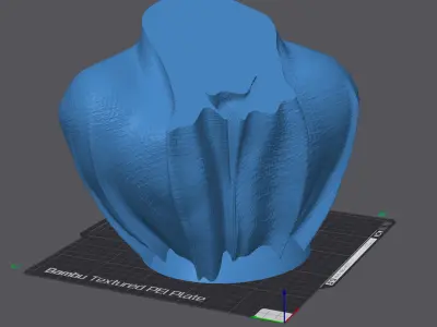 Labrador with Collar Cape on Pedestal 3D print model