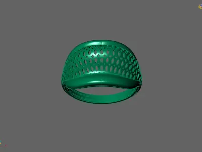 Plain Ring Women Ready STL 3DM Models Womens Rings 3D models 3D print model 17