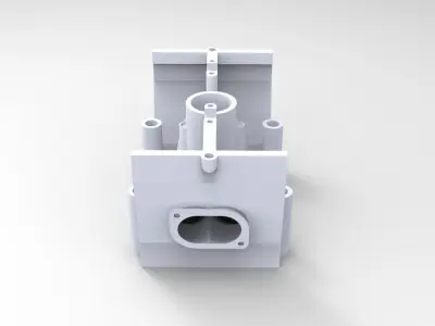 Car or Motorcycle  Engine Cylinder Head 3D print model