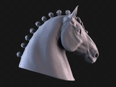 Head Horse 3D print model