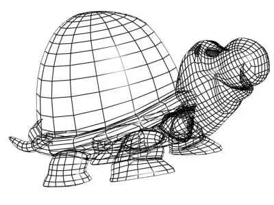 3 turtles harley davidson Low-poly 3D model