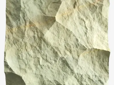 372-RockPanel sandstone wall texture 3D model