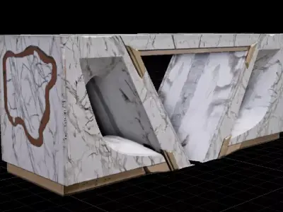 Billionaire Mansion Ultra-Luxury Interior 3D Model  Low-poly 3D model