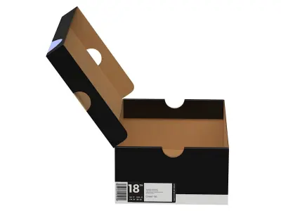 Nike Shoe Box PBR 18 Low-poly 3D model