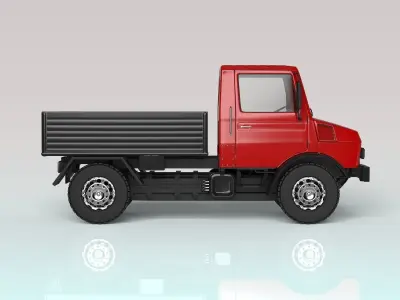 pickup truck 3D model from CGTrader - Polygon mesh