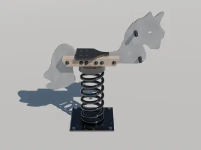 Playground Outdoor Swing 3D model