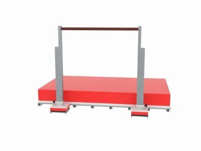 Jump Platfom Low-poly 3D model