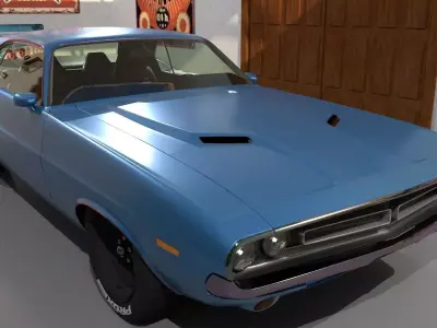 Dodge Chalenger 1971 3D model
