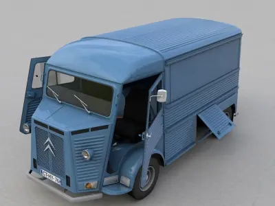 CITROEN HY TYPE FOURGON 1976 3D model