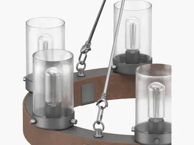 Chandelier loft 3D model