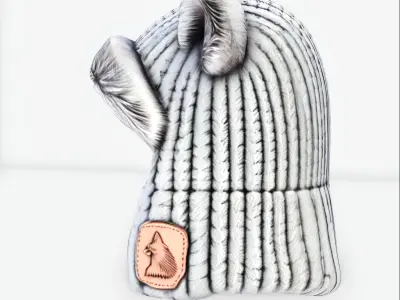 Lycan cap Low-poly 3D model